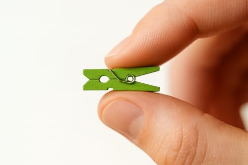 LWR CRAFTS Wooden Mini Clothespins 100 Per Pack 1" 2.5cm (Lime Green) - color: Lime Green