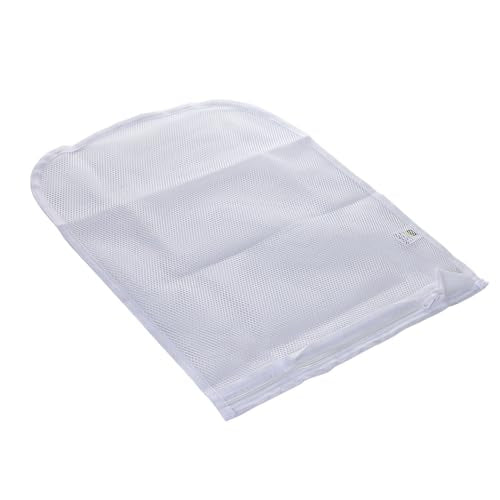 PRO MART INDUSTRIES Sweater Wash Bag With Zipper Closure White Mesh Polyester - size: 18" x 22"