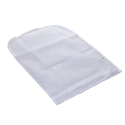 PRO MART INDUSTRIES Sweater Wash Bag With Zipper Closure White Mesh Polyester - size: 18" x 22"