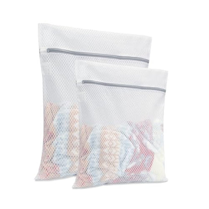 GOGOODA Mesh Laundry Bag for Delicates - size: 1 Large Bag, 1 Extra Large Bag