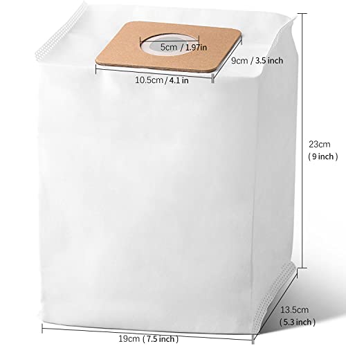 Gudotra 10 Pack Replacement VACBP6 HEPA Filter Bags for Atrix Ergo 8 Quart Backpack Vacuum, Replace Part VACBP1 VACBP36V VACBPAI