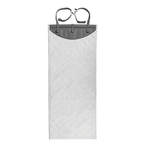 Over Door Steamer Pad for Handheld Steamer, Hanging Ironing Mat for Clothes - color: White