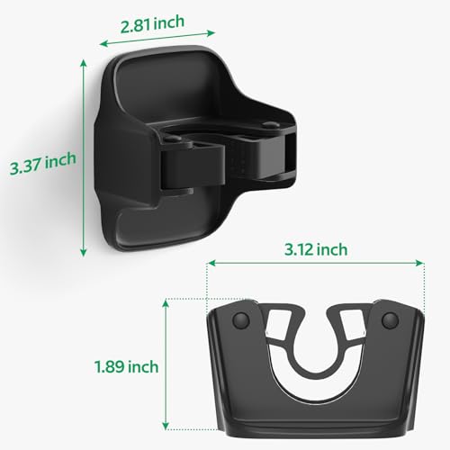 reliahom Broom Holder Wall Mount Mop Grippers organizer wall hanging,10Pack - color: Black, size: 10 Pack 1Rack