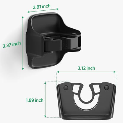reliahom Broom Holder Wall Mount Mop Grippers organizer wall hanging,10Pack - color: Black, size: 10 Pack 1Rack