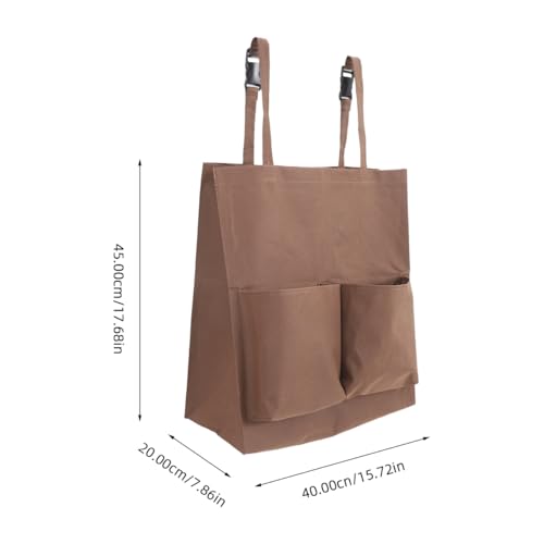 OUNONA Janitorial Cart Bag Replacement Cleaning Cart Bag for Trash Collection Housekeeping for Utility Carts Cloth Supply Organizer 17.71 X 15.74 X 7.87 in