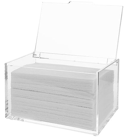 rejomiik Large Dryer Sheet Holder, Dryer Sheet Dispenser with Lid, Clear - color: Clear, size: Large