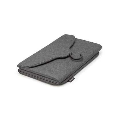 Brabantia - Foldable Steam Board - for High Pressure Clothes Steaming - Solid Heat Resistant Surface - Versatile Hanging Hook - Easier Steaming with Handheld Steamers - 36 x 16 inches - Pepper Black - color: Pepper Black, style: Foldable Steam Board
