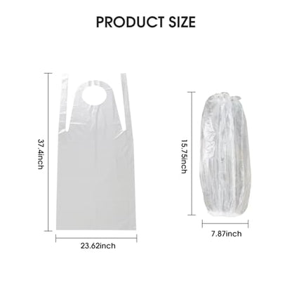 Disposable Aprons with Sleeves 100 Aprons 200 Arm Covers