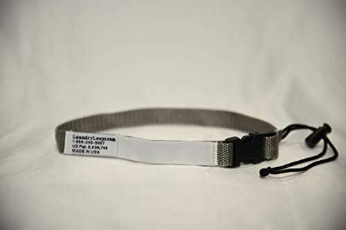with Sock Snare, Premium Grey Laundering Strap, Package of 2 - color: Grey, size: 2 Straps