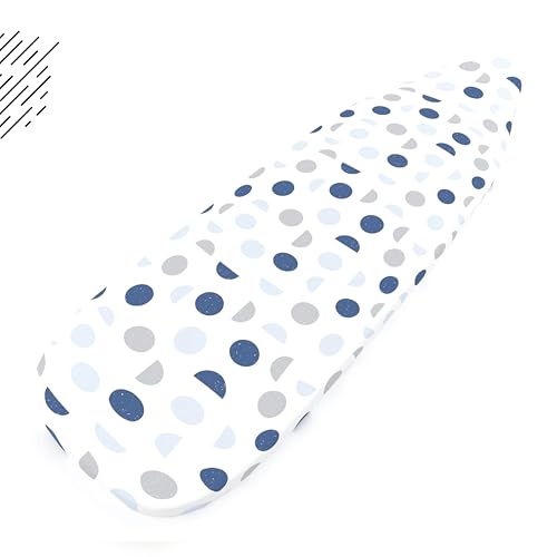 Encasa XO Ironing Board Cover and Pad 49"x18" Wide, Thick Felt - color: Blue Moon, size: Wide (49"x18")