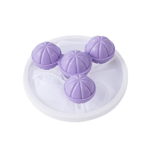 3 Pcs Floating Lint Catcher for Washing Machine, Reusable Pet Hair Remover Filter Mesh Bag, Laundry Care Cleaning Balls, Random Colors