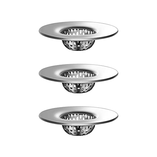 MR.SIGA Bathroom Sink Strainer Bathtub Lavatory Sink Drain Strainer, 3 Pack