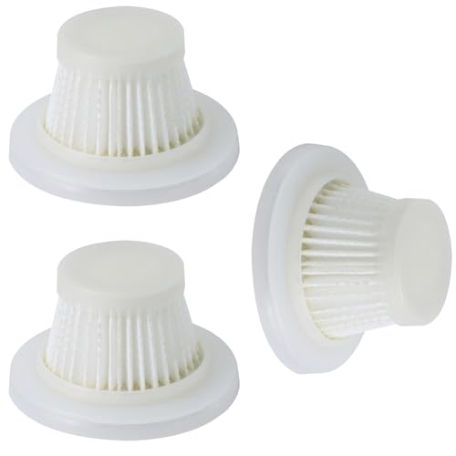 3 Pack Replacement Filter for Compact Cordless Vacuum, Washable Hepa Filter