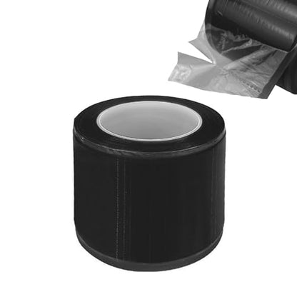 Disposable Dental Barrier Film, YOUYA DENTAL 1200Sheets/Roll Protective Film Plastic Oral Tape Isolation Membrane Tattoo Film Barrier Dentistry Covers Sleeves Dentistry Material 4"x 6"- Black - color: Black