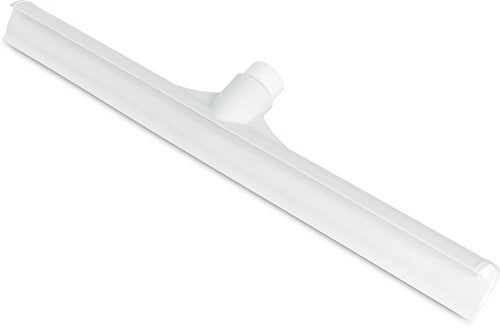 SPARTA 20" Floor Squeegee Replacement Head, Seamless Rubber with Rust-Free Plastic Frame for HACCP Compliance, Heavy-Duty Industrial Use, Thermoplastic Rubber, 19.75 Inches, White - color: White