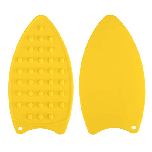 Silicone Rest Pad, Protective Surface for Mini Iron Pad Protection Ironing Rest (Yellow) - color: Yellow