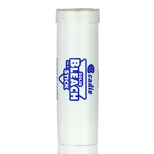 Solid Bleach in a Stick - Concentrated and Natural Stain Remover Solution for White Clothing - Pocket Bleaching Tube for Dirty Spots | Household and Travel Cleaner Essentials | By Cadie 1 Pack - size: 1 Count (Pack of 1)