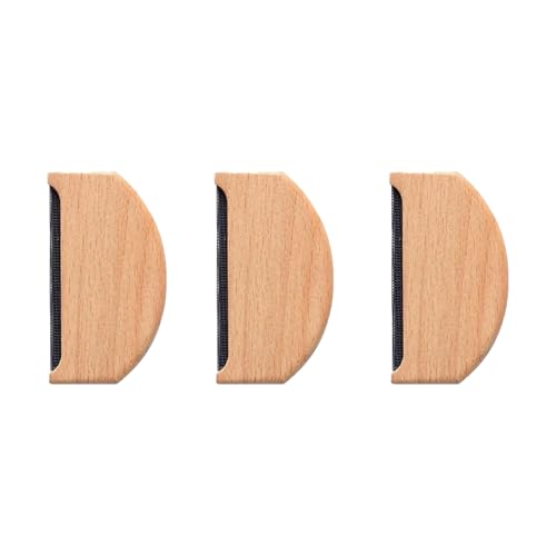 Beech Wood Lint Remover, Manual Cashmere Comb, Portable Sweater Comb, Fabric Shaver, Pill Remover, Lint Scraper, Wooden Clothes Scraper, Fuzz Remover for Cashmere Sweaters, Wool Coats Woolen Garments