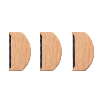 Beech Wood Lint Remover, Manual Cashmere Comb, Portable Sweater Comb, Fabric Shaver, Pill Remover, Lint Scraper, Wooden Clothes Scraper, Fuzz Remover for Cashmere Sweaters, Wool Coats Woolen Garments