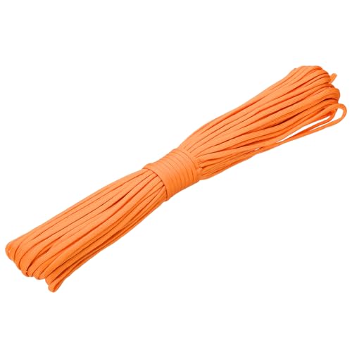 uxcell 4mm Nylon Rope, 10ft Portable Clothesline for Luggage and Backpack Tie Downs, Hanging Clothes, Swings, Camping and Mountaineering Tie Downs, Orange - color: Orange