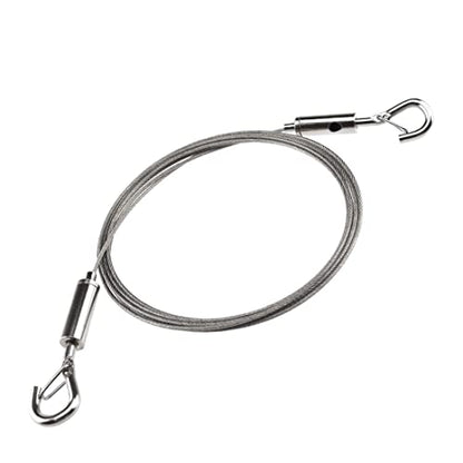 SDTC Tech 4-Pack Stainless Steel Wire Rope with Adjustable Hooks