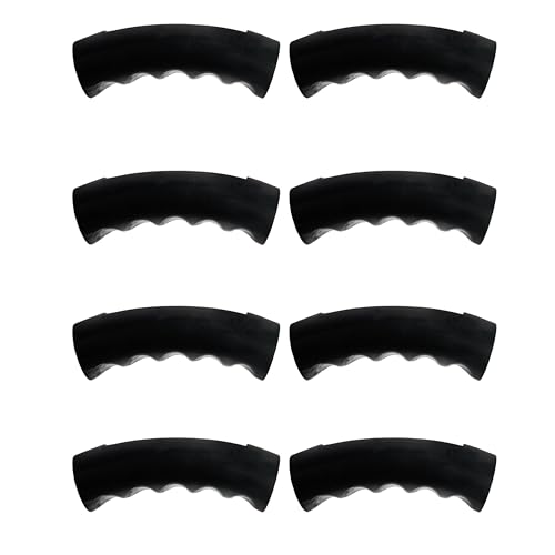USA-Made Bucket Grip for 1-5 Gallon Buckets, Ergonomic, Durable Handle Grip for Heavy-Duty Buckets | Easy to Install, Comfortable for Gardening, Construction, DIY | Fits 5 Gal Handles - Pack of 8 - size: Pack of 8