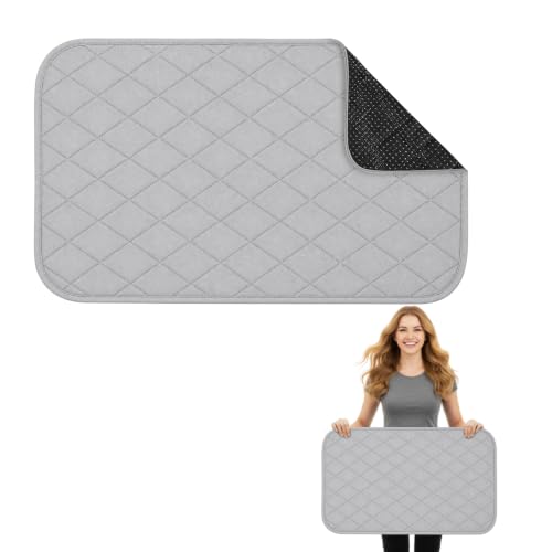 Tegeme 12 x 20 Inch Ironing Mat, Heat Resistant Foldable Iron Board Pad - size: 12×20 Inch