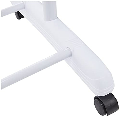 Whitmor Rolling Adjustable Garment Rack - color: WHITE