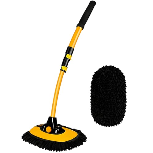 Car Wash Brush with Long Handle, Car Wash Mop, Cleaning Brush