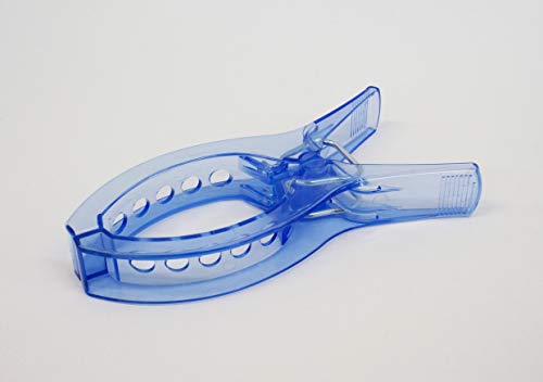 Towa Sangyo 20037 Clothespins, Clear Blue, 6.3 x 3.1 x 0.9 inches (16 x 8 x 2.4 cm), Pack of 2 - style: Veranda Pinch
