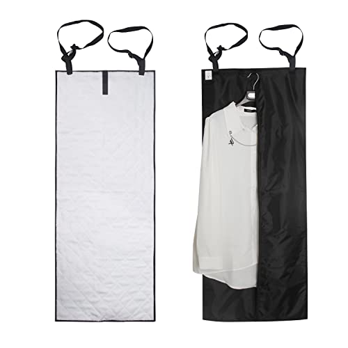 Over Door Steamer Pad for Handheld Steamer, Hanging Ironing Mat for Clothes - color: Double Side
