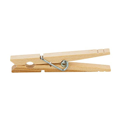 Laundry 360 Extra Large Wooden 100 Pack Clothespins
