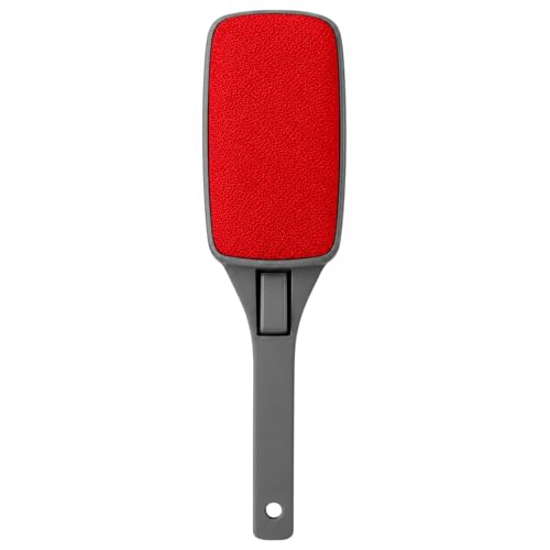 Reusable Lint Brush for Clothes, Double Sided Pet Hair Remover Brush with Swivel Head, Fabric Lint Remover for Couch, Furniture, Bedding and Upholstery