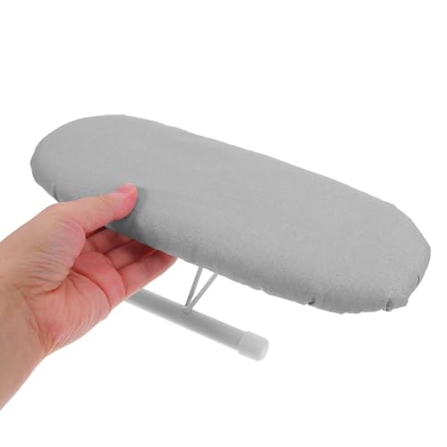TOYANDONA Tabletop Ironing Board Small Foldable Compact Ironing Board with Iron Rest Heat Resistant Cover Portable Sleeve and Collar Ironing Pad for Home Dorm Travel