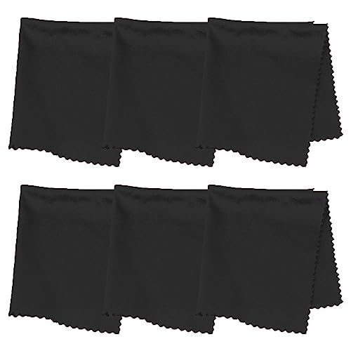Purity Microfiber Lens Cleaning Cloth Cleans Eyeglasses, Screens and Lenses - color: Black