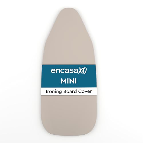 Encasa XO Ironing Board Cover and Pad 28"x12" Mini, Scorch Resistant - color: Beige, size: Mini (28"x12")