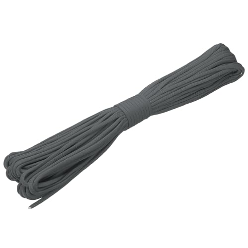 uxcell 4mm Nylon Rope, 10ft Portable Clothesline for Luggage and Backpack Tie Downs, Hanging Clothes, Swings, Camping and Mountaineering Tie Downs, Dark Gray - color: Dark Gray
