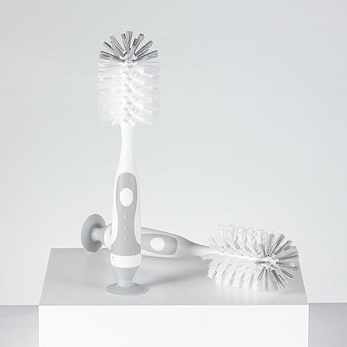 Chemimoso Baby Bottle Brush, Water Bottle Brush Cleaner, Cup Brush - color: Grey 2