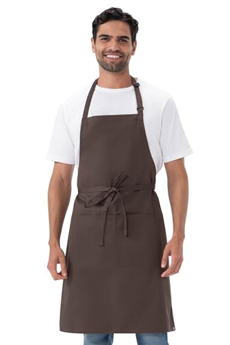Chef Works Unisex Butcher Apron - color: Espresso