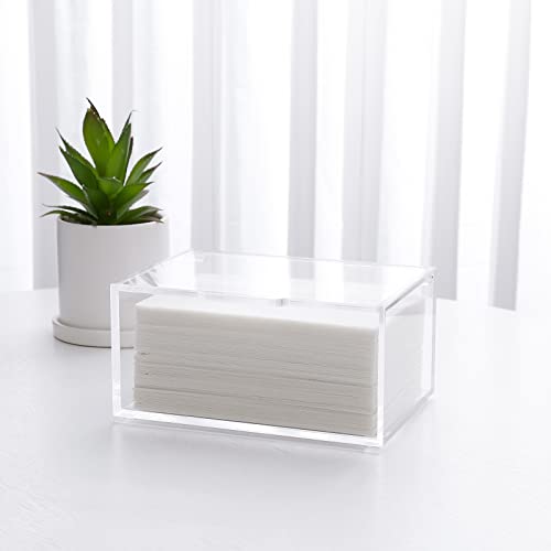rejomiik Acrylic Dryer Sheet Holder, Dryer Sheet Dispenser with Lid, Clear - color: Clear, size: Medium