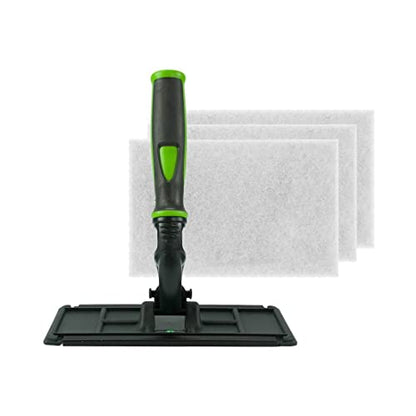 Xero Techno Pad Window Cleaning Kit with White Scrub Pad - color: Green