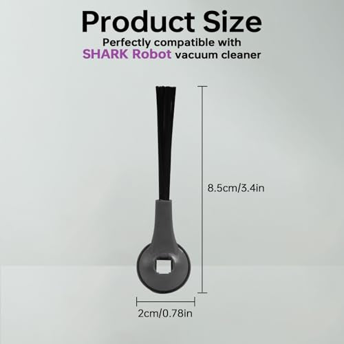 Side Brush Compatible with Shark AI AV2501S, AV2501AE, RV2502AE, RV2520AOUS, AV2510AOUS Robot Vacuum Cleaner Replacement Parts - 6 Pack - size: Side Brushes - 6 Parts