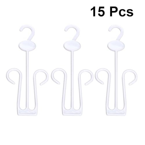 Thickened Plastic Shoe Display Hooks 15pcs for Shop Mall White - color: White
