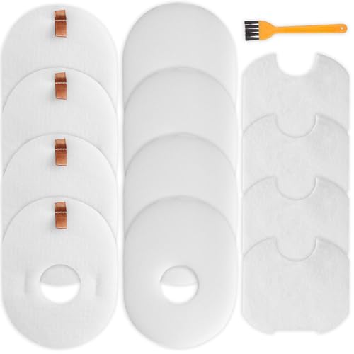 4 Foam + Felt + Post Filters Replacement for Shark Rocket HV301, HV302, HV30126, HV300, HV305, HV292, HV307Q, QS301Q, HV310, UV450 Ultralight Corded Stick Vacuum - color: 4 Post+4 Foam