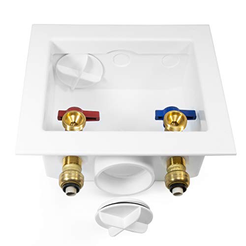 1 Piece EFIELD Washing Machine Box with Center Drain,1/2"Push-fit - style: Regular
