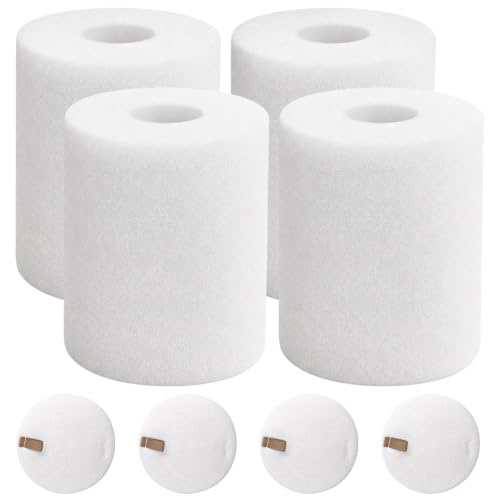 Foam Filters Compatible with Shark AI AV2501S, AV2501AE, RV2502AE, RV2520AOUS, AV2510AOUS Robot Vacuum Cleaner Replacement Parts - 4 Pack - size: Foam Filters-4P