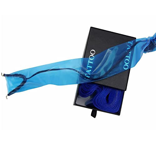 New Star Tattoo One Box of 100PCS Plastic Blue Tattoo Clip Cord Covers - color: Blue
