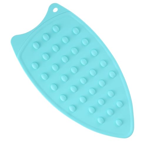 Silicone Rest Pad, Protective Surface for Mini Iron Pad Protection Ironing Rest (Cyan) - color: Cyan