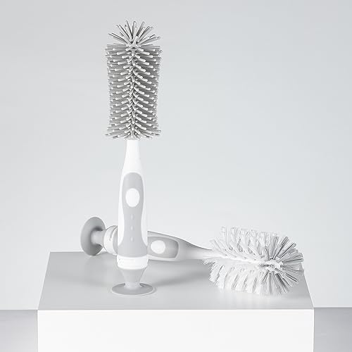 Chemimoso Baby Bottle Brush, Water Bottle Brush Cleaner, Cup Brush - color: Grey 1