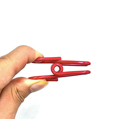 16 Pack Chip Clips, Utility PVC-Coated Colorful Steel Clip for Sealing Food - size: 2 inches